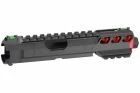 AAP-01 FUKU-2 CNC UPPER SET Black / Red - Short Normal version