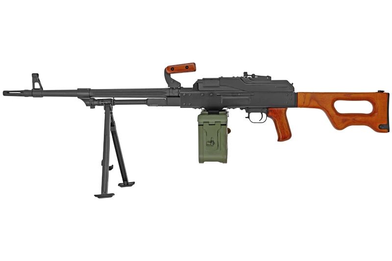 AK-PK Machine Gun Replica with Wooden Elements