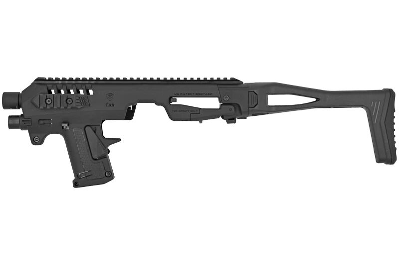 CAA Airsoft Division MICRO RONI Pistol - Carbine Conversion for Sig Sauer M17 & M18 P320 Series - BK