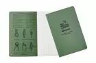 CARNET DE TERRAIN TOUT-TEMPS 128 PAGES 118 X 183 MM VERT OLIVE