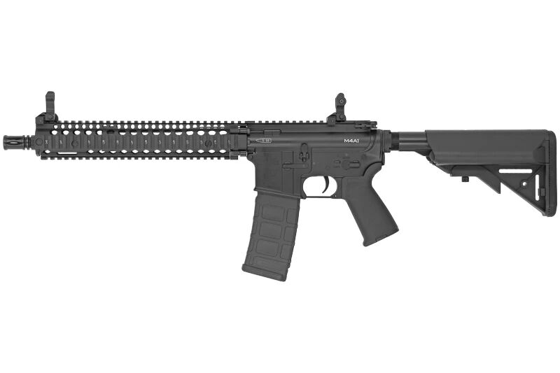 CYMA Platinum Daniel Defense M4A1 Carbine 12 inch Airsoft M4 AEG Rifle - Black (CM105)