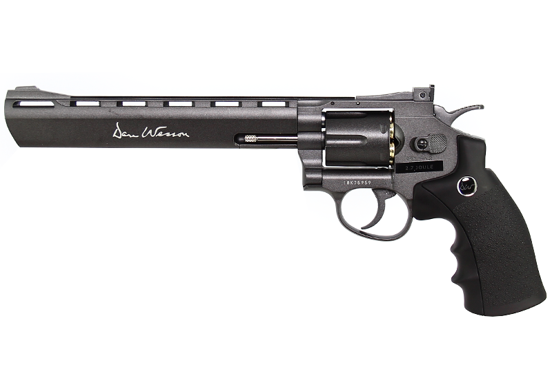 Dan Wesson 8" Revolver High Power Gris CO2