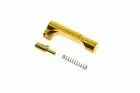 Match Grade Stainless Steel Mag Release - Gold