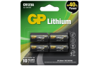 Pack de 4 GP CR 123A-U4 Lithium PRO