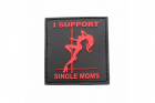 Patch PVC I Support Single Mums Blackmedic JTG