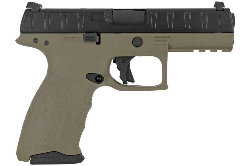 PIST BERETTA APX RDO BBS 6MM GAZ 1,0 J BLACK FDE