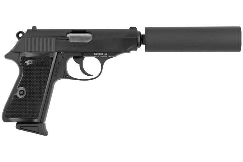 PIST WALTHER PPK/S BLK KIT BBS 6MM GAZ 1,0 J