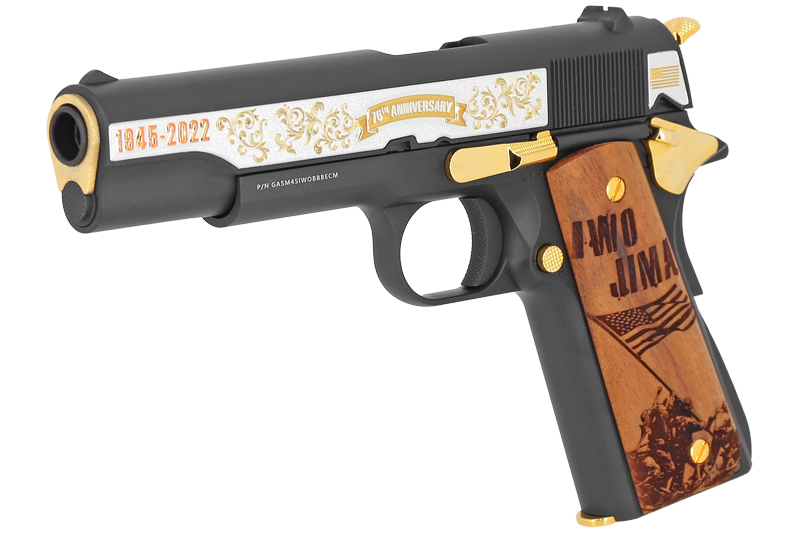 PISTOLET 6MM 1911 IWO JIMA EDITION LIMITEE GAZ G&G Armament