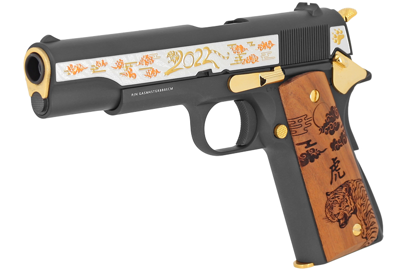 PISTOLET 6MM 1911 YEAR TIGER EDITION LIMITEE GAZ G&G Armament