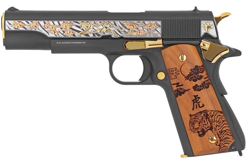 PISTOLET 6MM 1911 YEAR TIGER EDITION LIMITEE GAZ G&G Armament