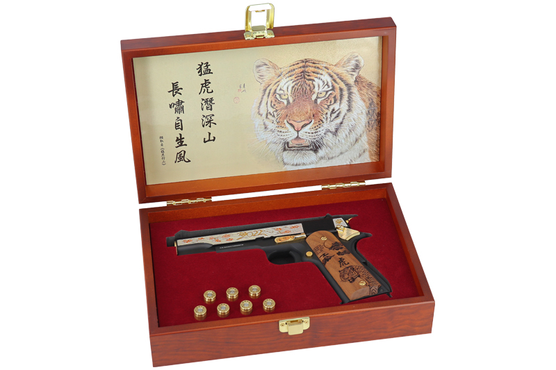 PISTOLET 6MM 1911 YEAR TIGER EDITION LIMITEE GAZ G&G Armament