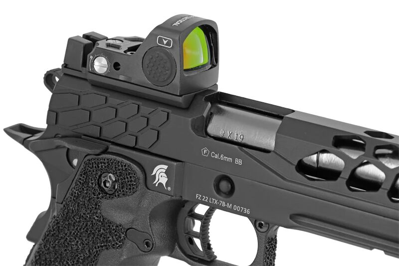 Pistolet Airsoft GBB Stryk Hi-Capa 5.1 Noir avec RMR