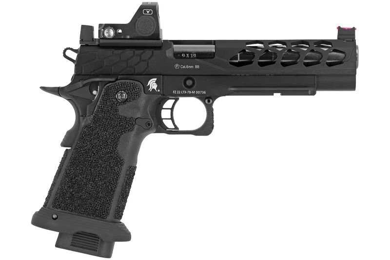 Pistolet Airsoft GBB Stryk Hi-Capa 5.1 Noir avec RMR