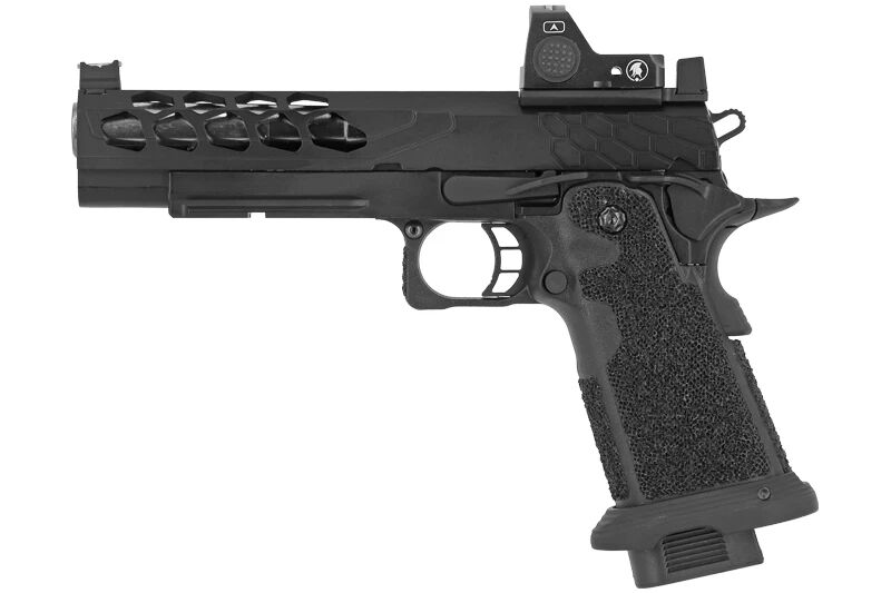 Pistolet Airsoft GBB Stryk Hi-Capa 5.1 Noir avec RMR