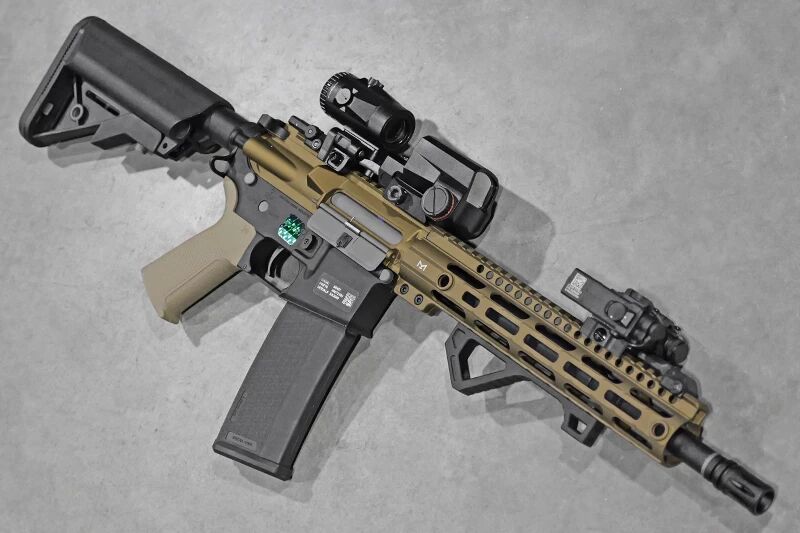 Réplique AR15 Chaos bronze Double Config Custom