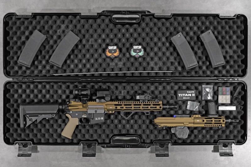 Réplique AR15 Chaos bronze Double Config Custom