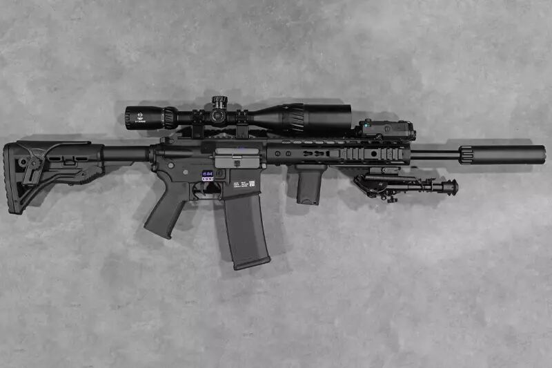 Réplique AR15 DMR Black Ragnarok Aster SE custom