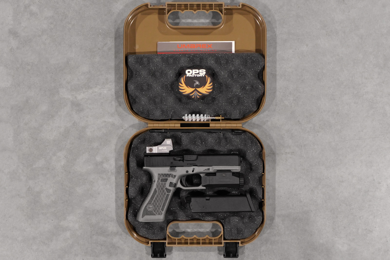 Réplique Glock 17 Gen5 VFC / UMAREX Gaz Tungstene Cerakote 03 Custom