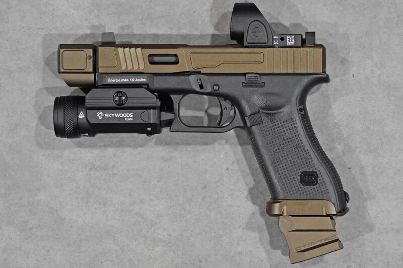 Réplique Glock 45 Gen5 Fowler VFC / UMAREX Gaz Cerakote Custom