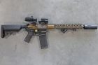 Réplique M4 Double config Chaos Bronze custom