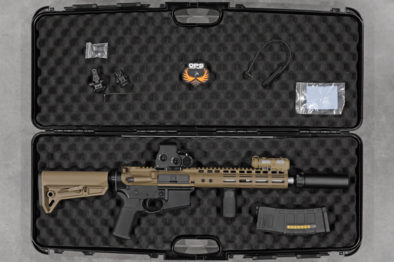 Réplique M4 G101 bi-ton NOVESKE BK/FDE Double Eagle GBBR Custom