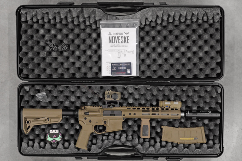 Réplique M4 G101 NOVESKE FDE Double Eagle GBBR Custom