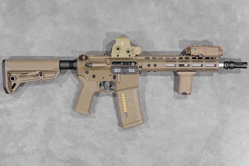 Réplique M4 G101 NOVESKE Tan Double Eagle GBBR MK68 Custom