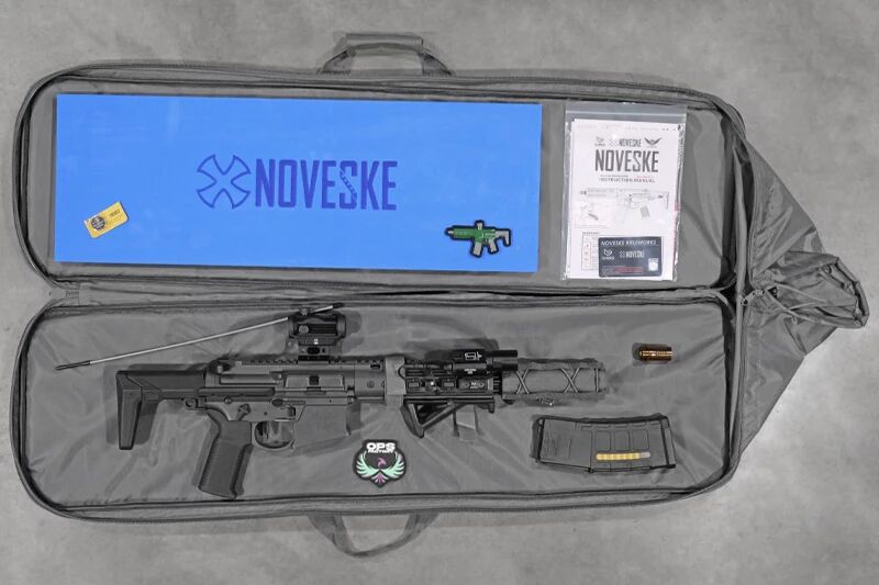 Réplique M4 GHETTO BLASTER 7\'\' NOVESKE Gris GBBR Ragnarok Custom