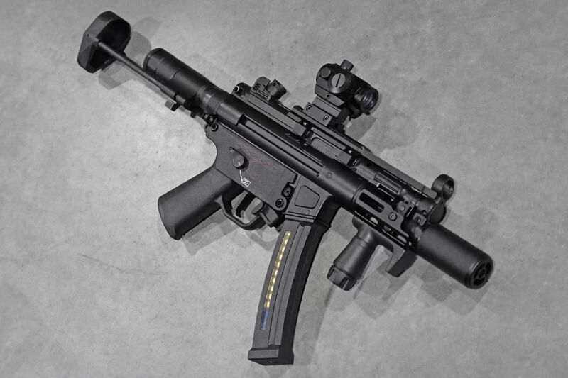 Réplique MP5 Platinum PDW AEG MK72 Aster Custom