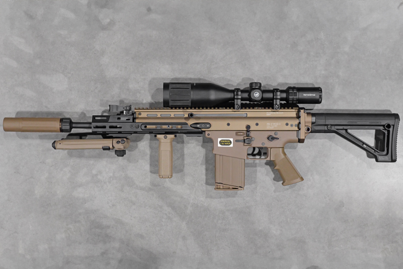 Réplique SCAR H Tokyo Marui DMR Bi-ton Magpul Custom