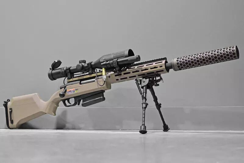 Réplique Striker AS02 Tan HPA Wolverine CO2 Custom