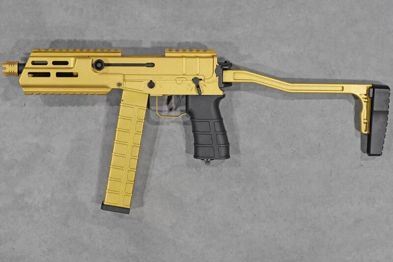 Scorpion Mod M Tokyo Marui AEP \ GOLD\  Cerakote