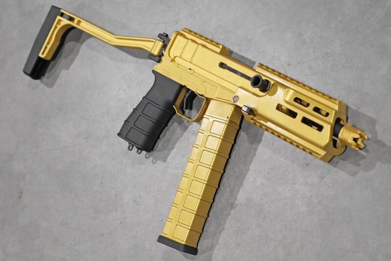 Scorpion Mod M Tokyo Marui AEP \ GOLD\  Cerakote