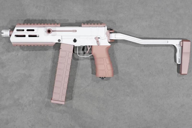 Scorpion Mod M Tokyo Marui AEP \ WHITE\  Cerakote