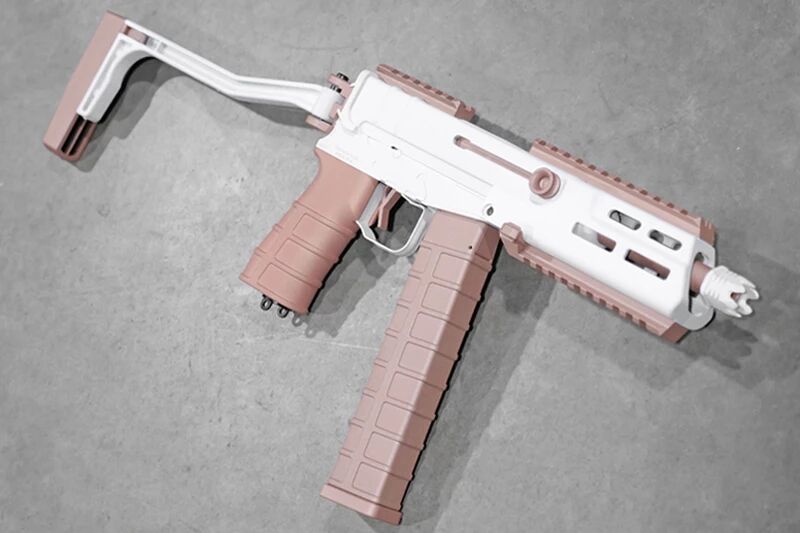 Scorpion Mod M Tokyo Marui AEP \ WHITE\  Cerakote