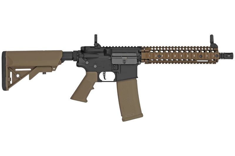 Specna Arms Daniel Defense® MK18 SA-P19 Prime Aster II ETU airsoft carbine with Chaos Bronze brushless motor