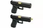 Tokyo Marui Gas Blowback G17 Gen5 MOS Non-Recoil 2WAY Outer Barrel [NINEBALL] Gold