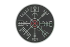 Vegvisir Viking Compass Patch glow