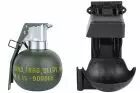 WOSPORT DUMMY M67 GRENADE SET WITH MOLLE MOUNT BLACK (WO-EX06B)